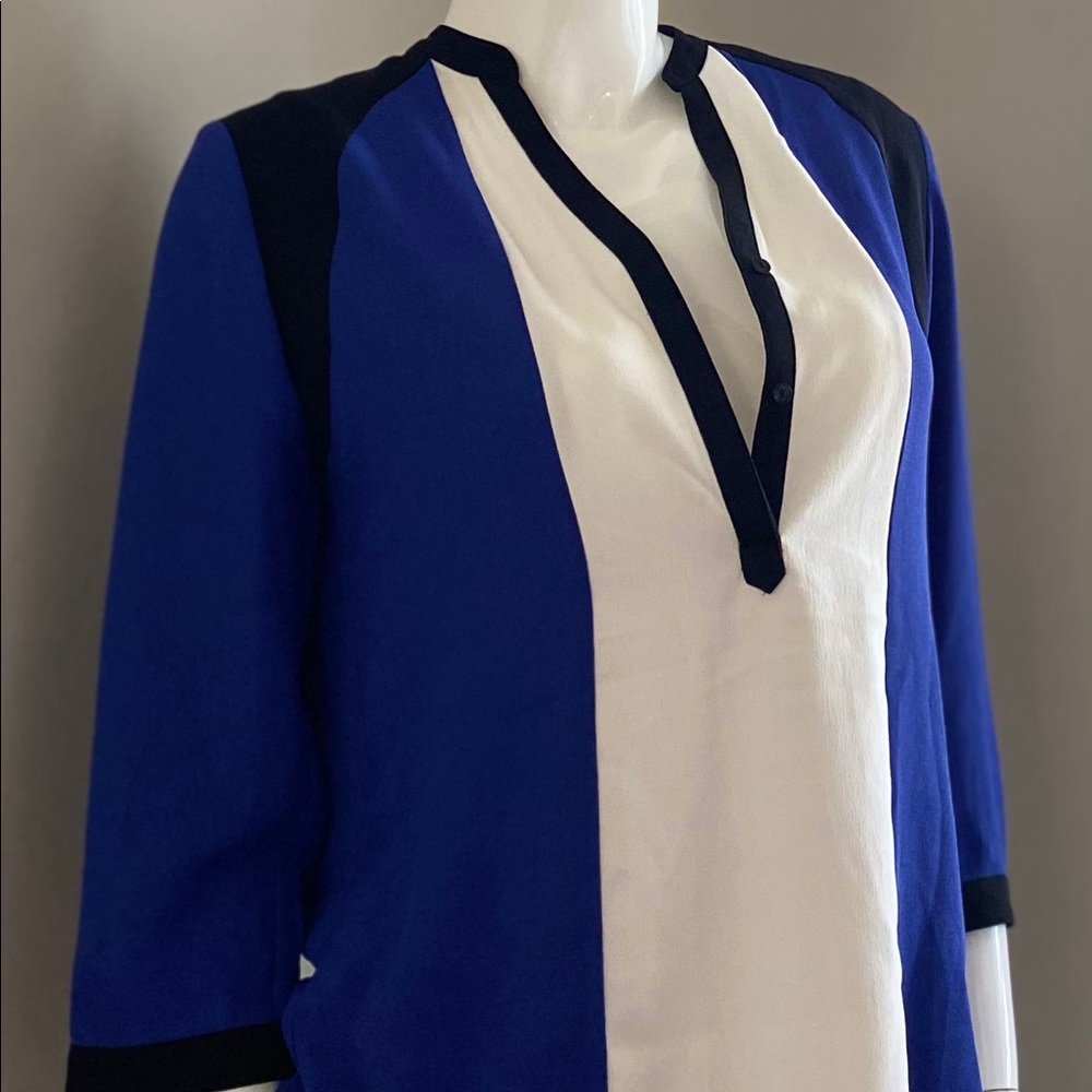 Kut From The Kloth Colorblock Blouse- NWT